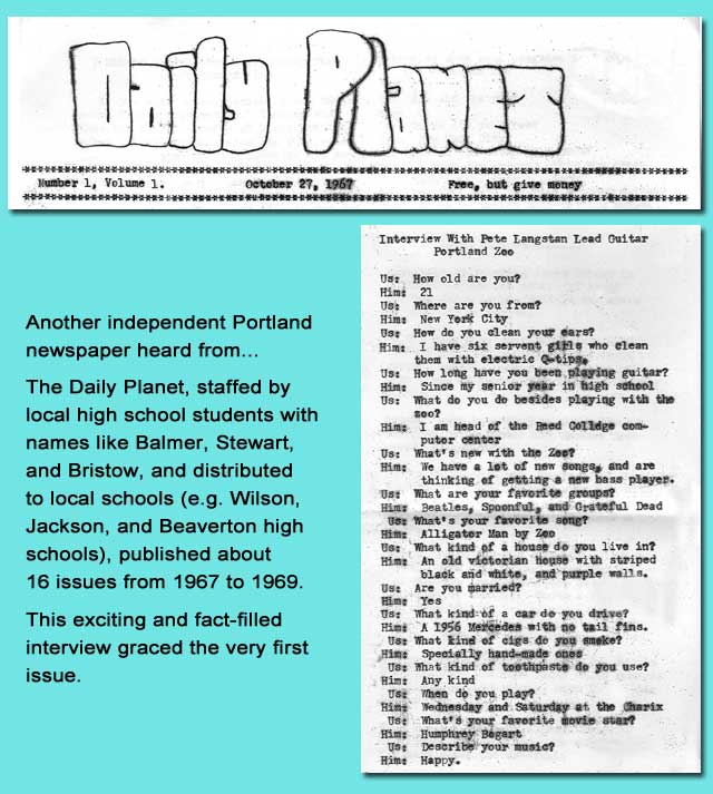 Daily Planet interview